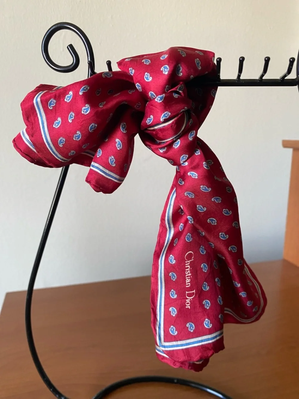 Christian Dior Vintage Silk Scarf